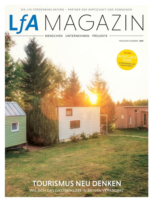 LfA Magazin 01/2019 Cover of the LfA magazine spring/summer 2019
