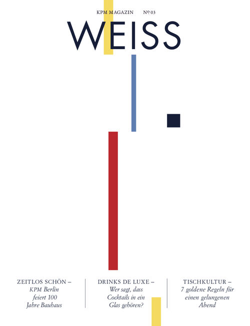 KPM Magazine WEISS 2019 Cover of the WEISS magazine 2019