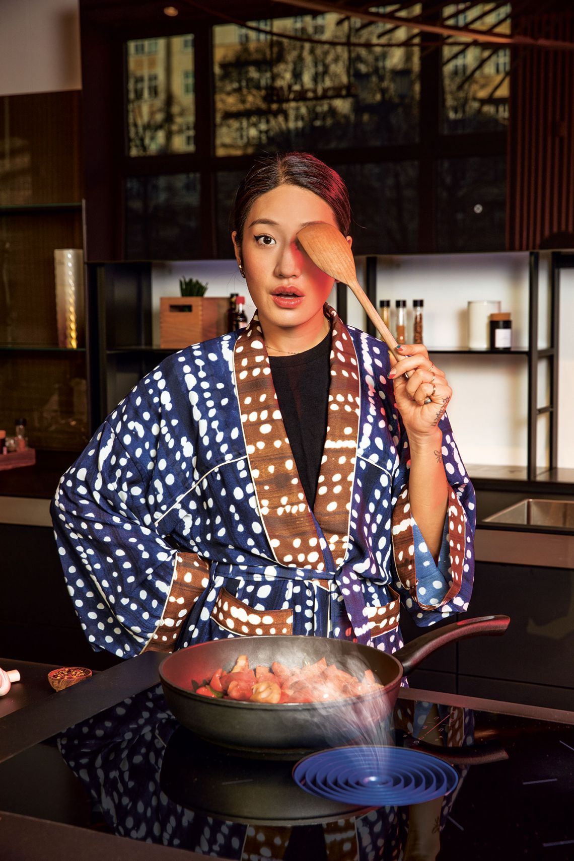 BORA Interview Peggy Gou DJane Peggy Gou in a BORA kitchen