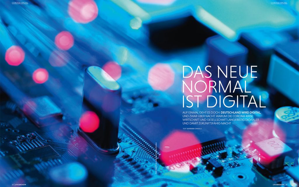 Layout LfA special issue Layout LfA Magazin 01/2020 expert interview