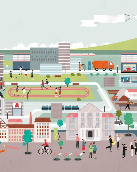 Infografik zu Jubiläum der LfA