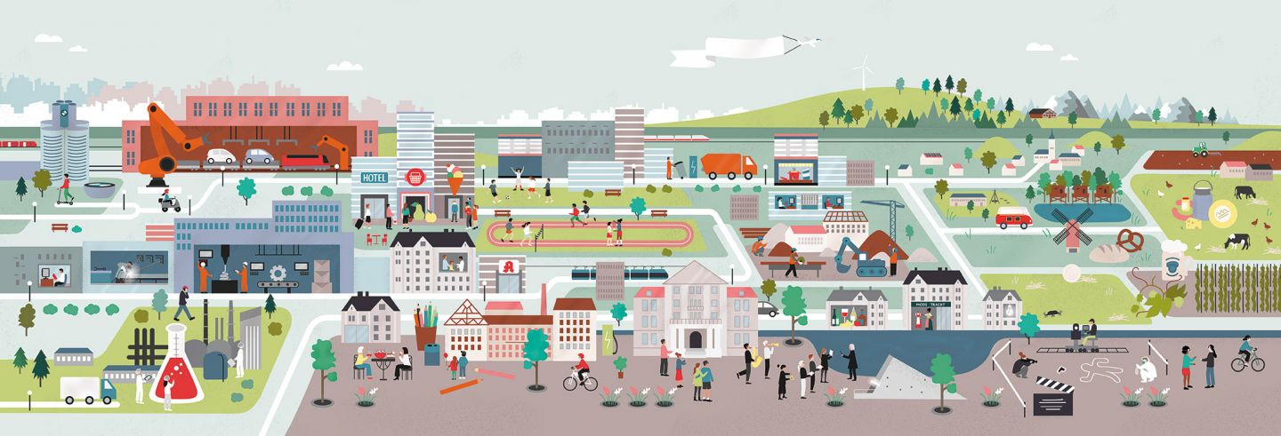 LfA Jubiläumsausgabe Infografik zu Jubiläum der LfA